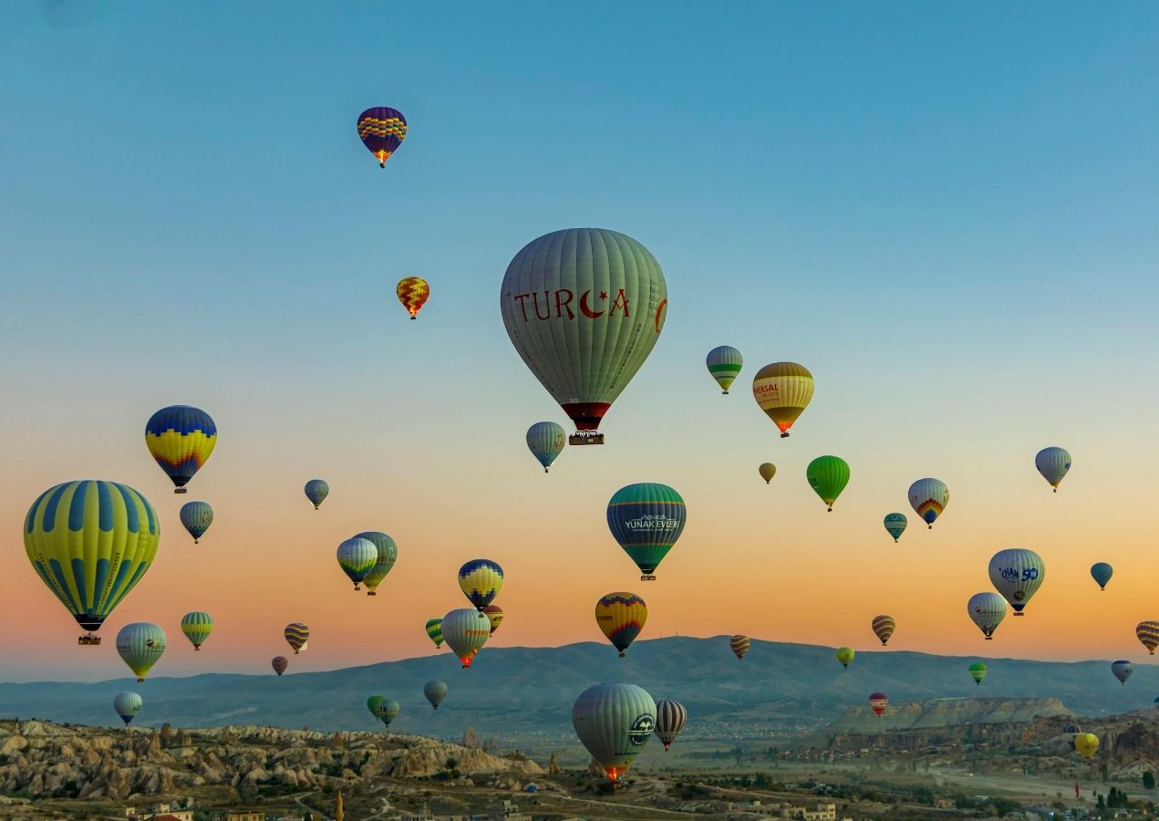 Kapadokya manzarası
